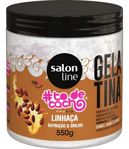 Salón Line To De Cacho Gelatina Linaza Definición Brillo 550