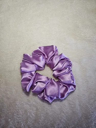 Scrunchies, Colitas De Pelo De Raso Antifrizz. Lila