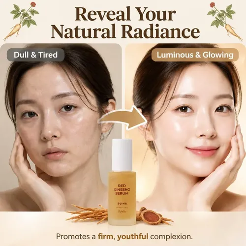 Esfolio Made In Korea Red Ginseng Serum 1.69 Fl Oz,
