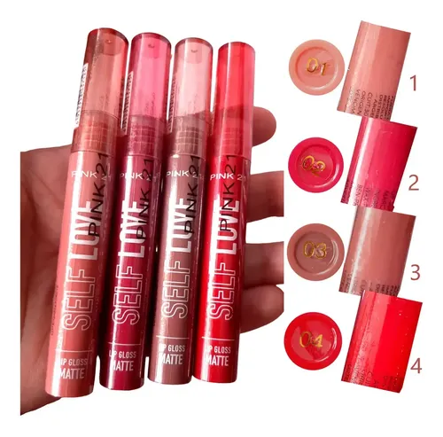 Labial Liquido Self Love Matte Pink21 Color Tono 02