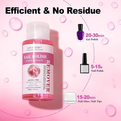 Kit De Remoción De Esmalte Profesional Louinstic 10.15 Oz