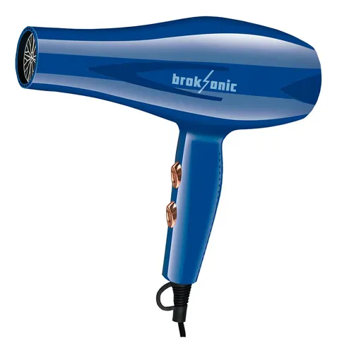 Secador De Pelo Profesional 2200w Frio Calor Secado Rápido Color Azul