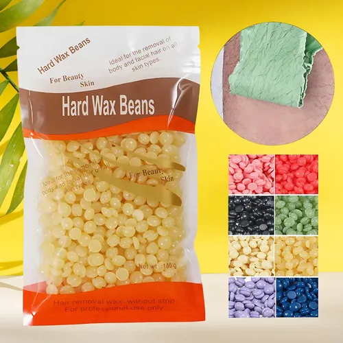 Kit De Depilación De 7 Bolsas De Cera De Color Rosa Lavanda