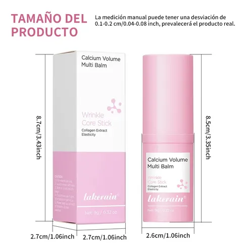 Bálsamo Facial Lakerain Calcium Volume Antiage Todo Tipo De Piel Día/noche