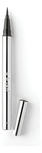 Delineador de ojos líquido Idraet Pro Make Up Liquid Eyeliner Precision color black con acabado mate