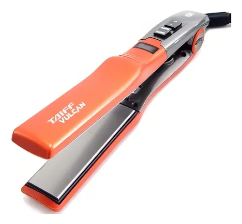 Plancha de pelo Taiff Diamante Vulcan cobre y gris