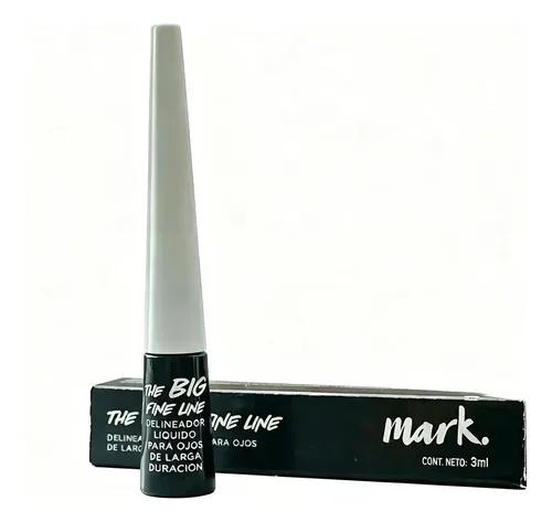 Delineador Líquido Larga Duración Big Fine Line Avon Mark
