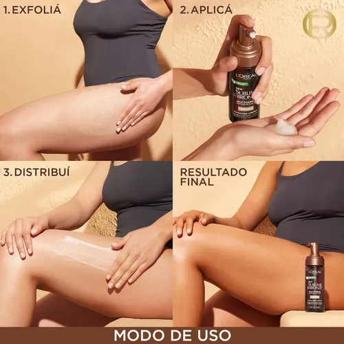 Sublime Bronze Self-tanning Water Mousse 150ml L’oréal Medio
