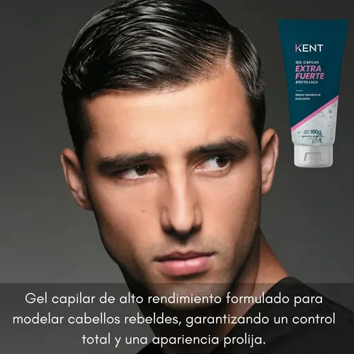 Gel Capilar Kent Extra Fuerte Dermogreen Efecto Laca 150