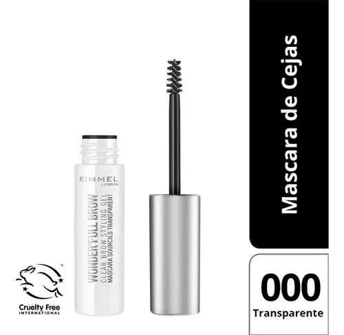 Máscara De Cejas En Gel Rimmel Wonder Full Clear