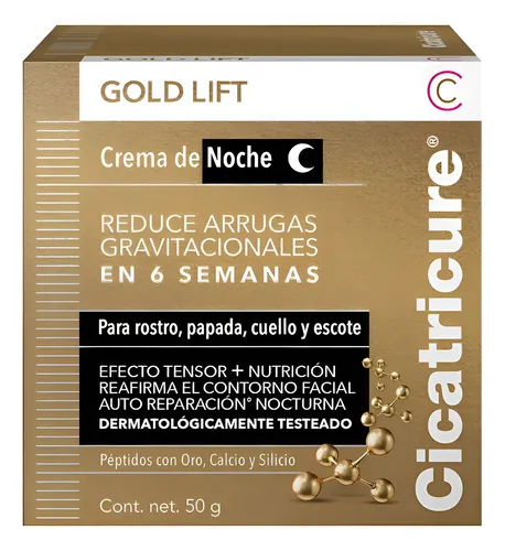 Cicatricure Gold Lift Crema Noche Antiarrugas 50g.