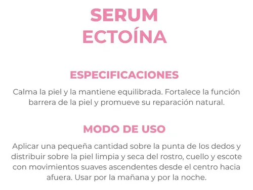 Dermaglós Ectoína Serum Facial Reafirmante Piel Sensible