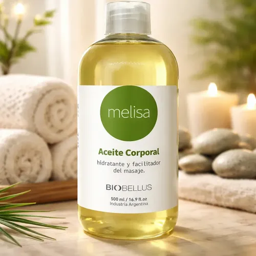 Aceite Corporal Masajes Melisa Relajante Biobellus 500ml