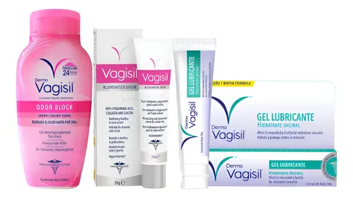 Vagisil Jab Odor Block+ Serum Rejuvenecedor + Gel Lubricante