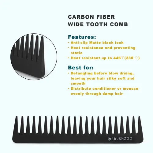 Cepillo Desenredante Brushzoo Para Cabello Rizado Con Cepill