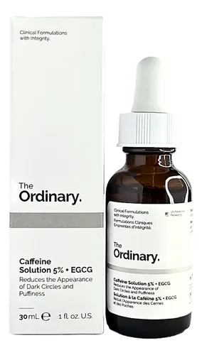 Sérum Caffeine Solution 5% + EGCG The Ordinary Eye Serum día/noche para todo tipo de piel de 30mL 30+ años Cafeina