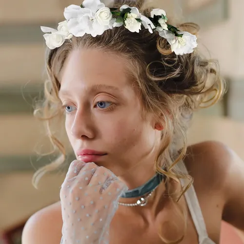 Accesorio For El Pelo, Guirnalda De Boda, Diseño Floral