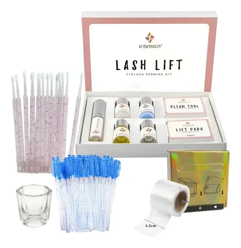Kit De Lifting Iconsing + Microhisopos + Rizadores + Film