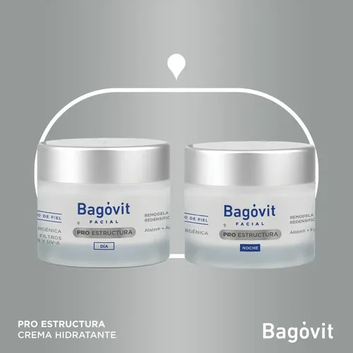 Bagovit Crema Facial Pro Estructura Noche Anti Edad X 55 Gr Tipo de piel Sensible