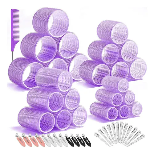 Set De Rizadores De Cabello, Rulos, Tamaños De Herramientas,