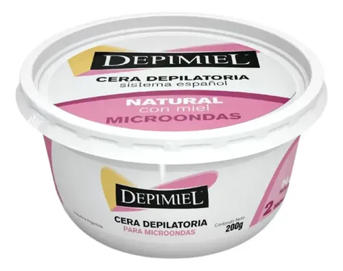 Cera Depilatoria Depimiel Microondas Nat X3u Con Miel X 200g