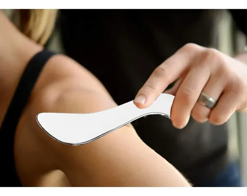Herramienta De Masaje Para Raspar Guasha De Acero Inoxidable