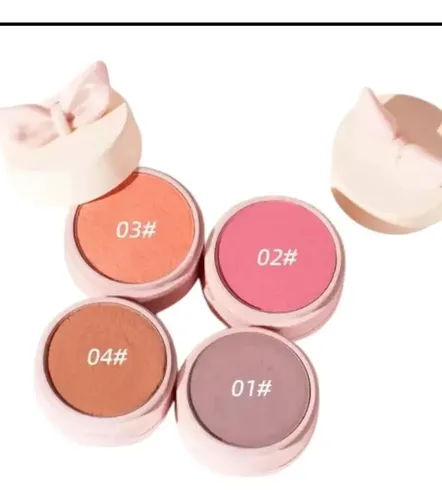 Rubor En Crema C/esponja Aplicadora Soft Glutinous Tono del maquillaje 04