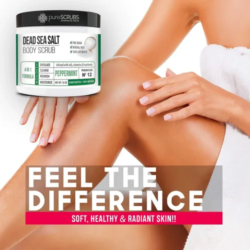 Set De Exfoliante Corporal Purescrubs Premium Con Sal Marina