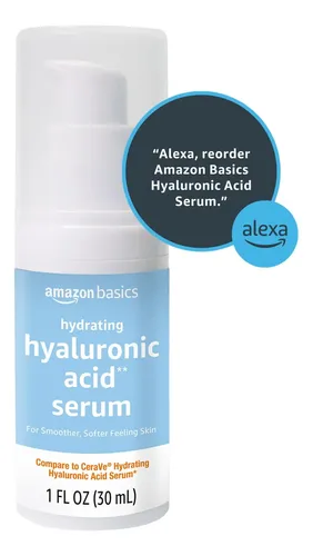 Sérum De Ácido Hialurónico Amazon Basics, 1 Onza, Para Cuida