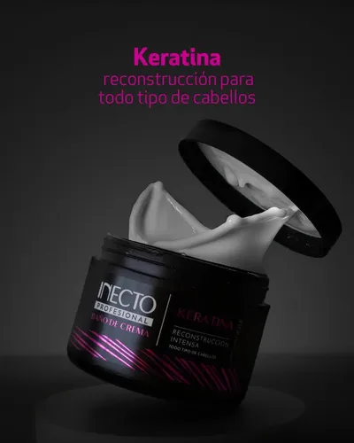 Baño De Crema Keratina Inecto Profesional 450ml