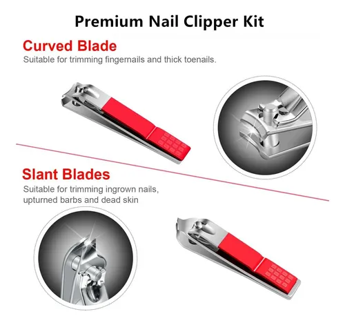 Manicure Set Nail Clipper Set Mujeres Hombres De Acero Toe