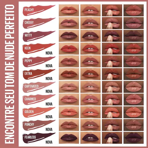 Labial Líquido Maybelline Superstay Vinyl Ink Acabado Brillante Color Keen