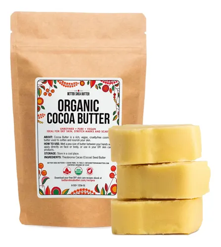 Manteca De Cacao Orgánica Cruda Better Shea Butter 240 Ml