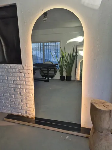 Espejo Arco Con Luz Led 180×60