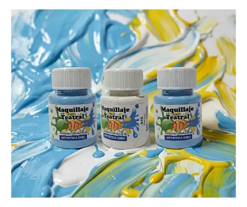 Maquillaje Teatral Ad Set X9 Potes 40ml Colores Argentina