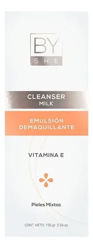 By Derm Cleanser Milk Desmaquillante Pieles Mixtas 150g