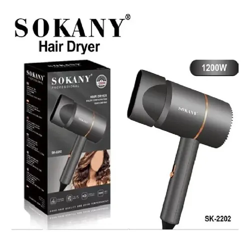 Secador De Pelo Profesional Sokany 1200w 2 Velocidades