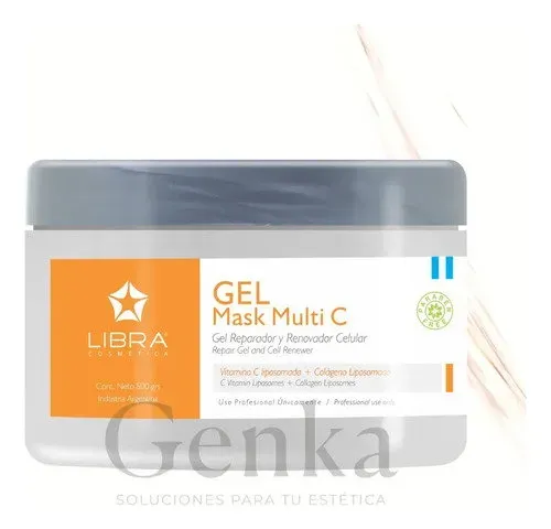 Mascara Gel Vitamina C Y Colageno Reparadora X 250 Gr Libra