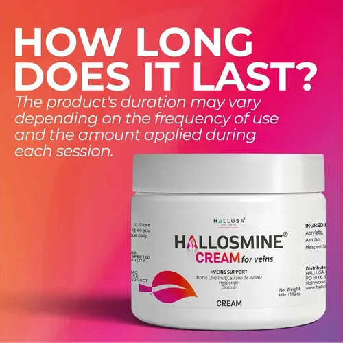 Crema Para Venas Hallosmine 113g – Diosmina, Hesperidina