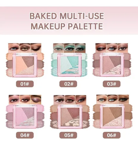 Paleta De Sombras Satinadas Vegana 1#