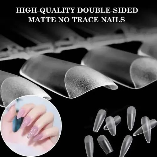 Tips Ballerina Sistema Gel Press On Caja X240pcs Ultra Fino