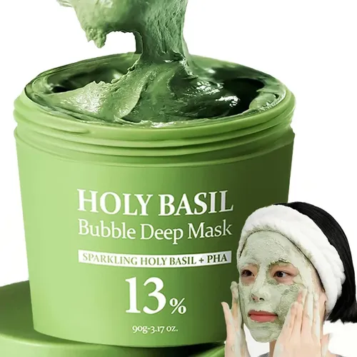 Mascarilla Facial Holy Basil Bubble Deep Mask 90g Todo Tipo De Piel