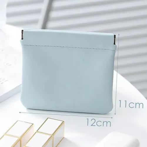Estuche Tipo Cartera For Cosméticos De 2 Bolsillos Con Cier