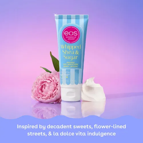 Loción Corporal Eos Shea Shake & Sugar 74 Ml, Vegana;