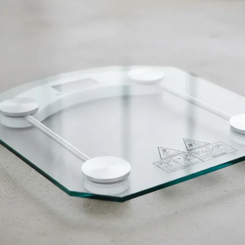 Balanza Portátil De Baño Digital De Vidrio Y Acero 180 Kg