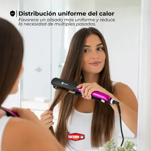 Planchita De Pelo OSR 4 Temperaturas 220°C Tecnología PTC Violeta