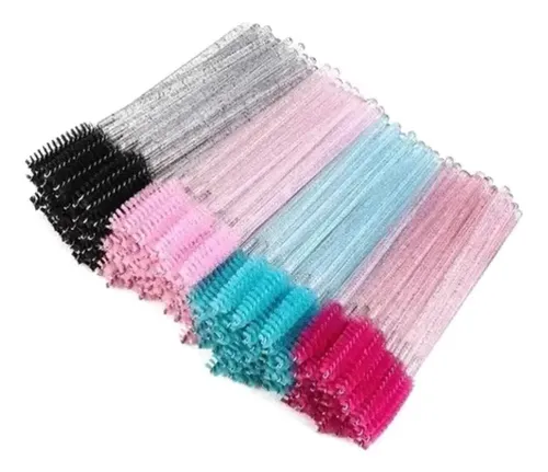 Cepillos Para Pestañas Y Cejas Desechables X 50 U
