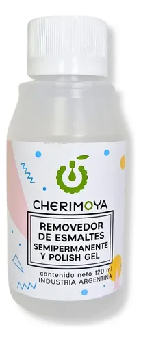 Removedor De Esmalte Semipermanente Cherimoya 100ml Uñas