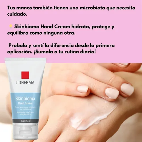 Skinbioma Lidherma Crema Para Manos Hidratante Reparador