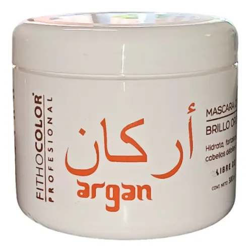 Mascara Argan Brillo Oro Nutricion X 300ml Fithocolor